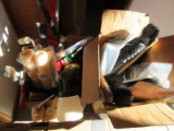 Lot - Misc. Paint Sprayer by Wager, Rollers, Brushes, Caulking Guns