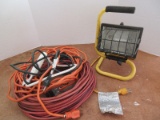 Lot - Drop Cord & Portable Work Light