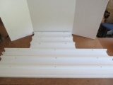 Lot - Ikea Modern White Picture/Display Ledges