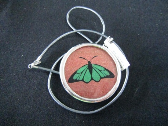 Gemartini Butterfly Pendant in 925 Case