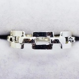 Silver Chain Design Ring