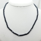 Silver Spinel Necklace