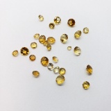 Genuine Citrine 2-4mm 4ct.