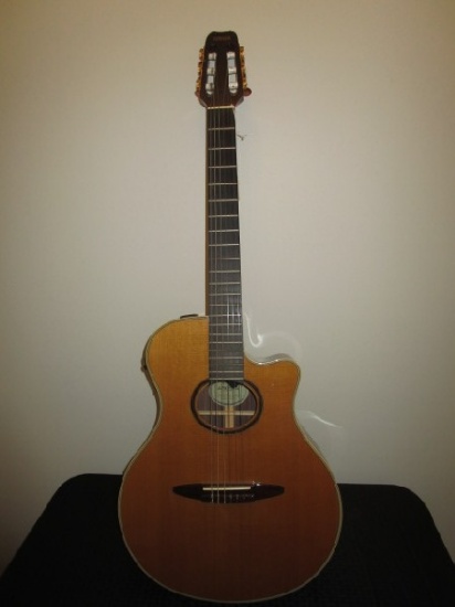 Yamaha APX-9NA Acoustic/Electric Guitar w/ B-Band Pickups, Condenser Microphone Mounted