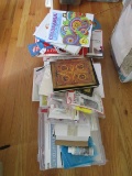 Embroidery Lot - Books, Guides, Tape Machine Tips, Paper, Etc.