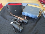 Sans & Streiffe Vintage Binoculars 7x50 71 Degrees #804 Mariner Black w/ Carry Case & Box
