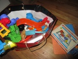 Lot - Misc. Toys, 8 Ball, Electronic Snap Circuits, Hot Wheels Track, Learn Tunes Karaoke, Etc.