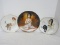 3 Risqué Semi-Nude Lady Collector's Plates Classical American Beauties 