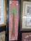 Folk Art Original Palm Tree Crescent Moon on Board Attributed to Ernest Lee 