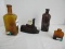 Lot - Vintage Bottles Amber Mrs. S.A. Allens Worlds Hair Restorer