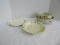 Lot - Hall China Autumn Leaf Jewel Tea Pattern Mixing Bowls, 2 Rim Soup Bowls