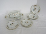 12 Pieces - Altrohlau China Golden Pheasant Pattern Dinnerware Platter