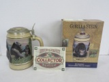 Budweiser Endangered Species Series Collectors Gorilla Stein