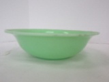 McKee Depression Glass Jadeite Serving Bowl w/ Scalloped Rim