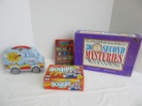 Lot - 30 Second Mysteries Game, Boggle, Uncensored Drawn Together Season Two DVD