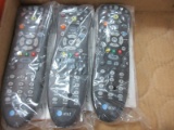 3 New At&T Standard Remote Controls w/ User Guides