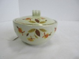 Hall China Autumn Leaf Jewel Tea Pattern Orange/Yellow Medallion Grease/Drip Bowl