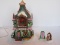 2 Piece-Department 56 North Pole Heritage Village Collection-ANIMATED 