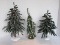 Lot - Department 56 & Other Village Flocked Trees