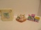 3 Adorable Figurines Crayola Bunny Easter Eggpress Patchville Bunnies Ring-A-Around-A-Rosey