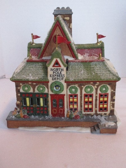 Department 56 North Pole Series Heritage Village Collection "North Pole Express Depot"