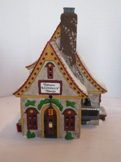 Department 56 North Pole Series Heritage Village Collection "Popcorn & Cranberry House"