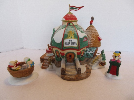 Department 56 North Pole Series Heritage Village Collection "The Elf Spa"