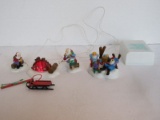 Lot - Department 56 Heritage Village Collection Hand Painted Porcelain Figurines