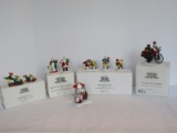 Lot - Department 56 Heritage Village Collection Hand Painted Porcelain Figurines