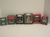 Lot - Hallmark Collectors Series Keepsake Nativity Crèche Ornaments Porcelain
