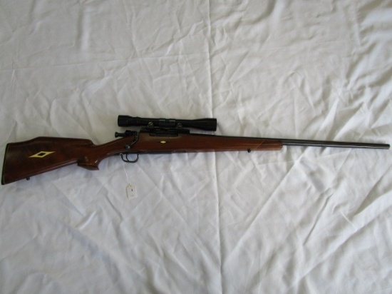 243 Winchester Hunting Rifle Wood Stock/Metal Barrel w/ Baltara Bauch & Lomb Scope