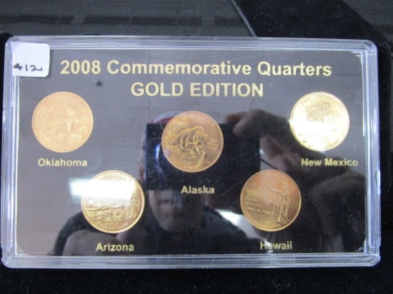 2008 Commemorative Quarters Gold Edition 2008-9