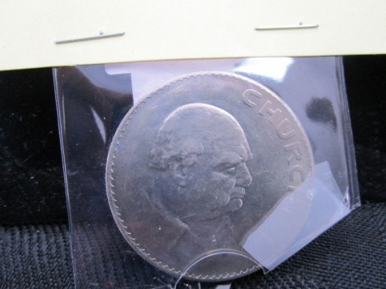 Sir Winston Churchill Crown Coin