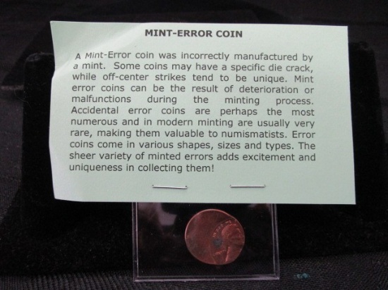 Mint Error Coin One Cent