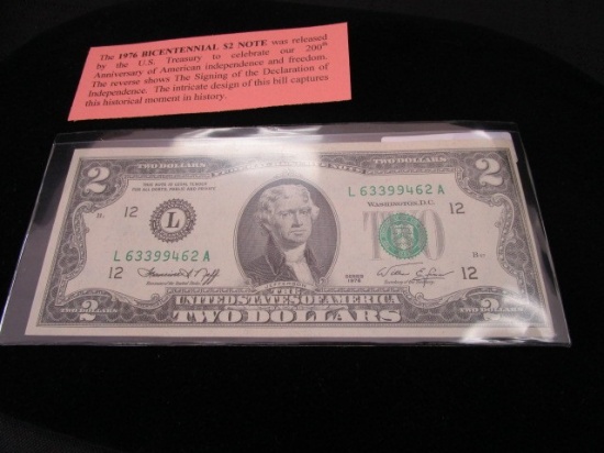 1976 Bicentennial $2 Note
