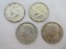 Four 1967 Kennedy Half Dollar Coins 40% Silver Composition Weight .1479oz.