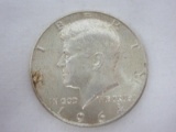 1964 Kennedy Silver Half Dollar Coin 90% Silver Weight .3617oz.