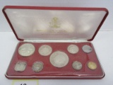 1974 Commonwealth of The Bahamas Coinage Proof Set w/ CoA in Case