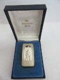 1000 Grams Solid Sterling Silver Fathers Day 1971 Ingot in Case