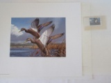 Maine Migratory Waterfowl Stamp Design Artist Signed David Maass Print
