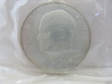 1971 Eisenhower Uncirculated Silver Dollar 40% Silver Composition