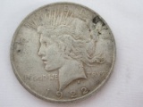 1922 Peace Silver Dollar Coin 90% Silver Weight .7735oz.