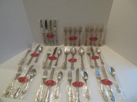 36 Pieces - Reed & Barton 18/10 Stainless Steel Flatware Heritage Mint LTD