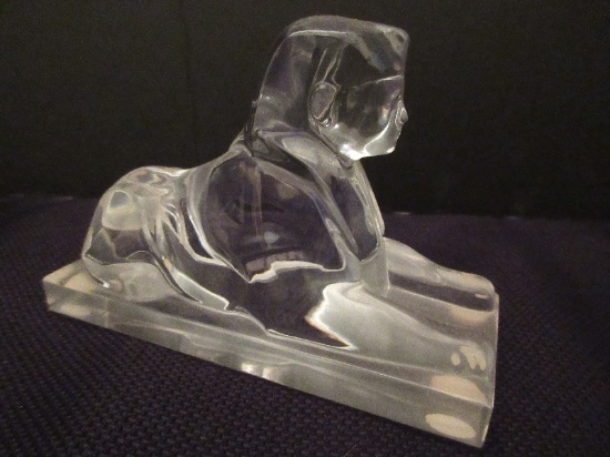 Baccarat-France Crystal Sphinx 3" Figurine