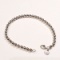 Silver Flexible Bead Bracelet