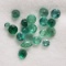 Assorted Emeralds 2ct Round 3mm