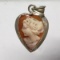 Genuine Sterling Cameo Heart