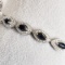 Silver Blue Sapphire 4.3ct Bracelet