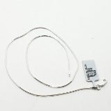 Silver Italy Chain Necklace