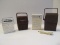 Lot - Crown 6 Transistor/Sportmaster 9 Transistor Radios w/ Cases & 1 Ear Piece